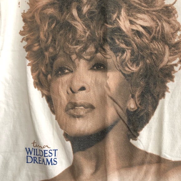 Rare Vintage 90s Tina Turner Wildest Dream Tour Hanes Tee - Picture 3 of 8